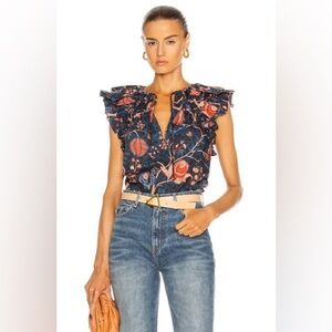 Ulla Johnson Liv Top Moonlight Floral